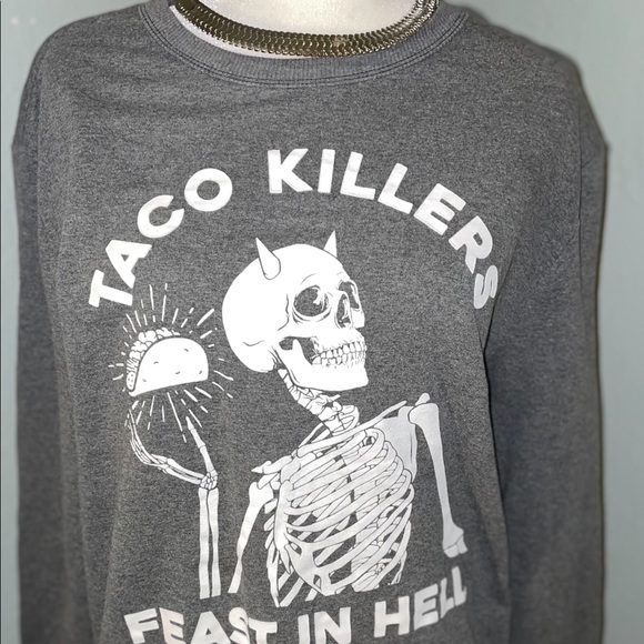 Taco feast sweatshirt size XL GUC - Picture 6 of 6